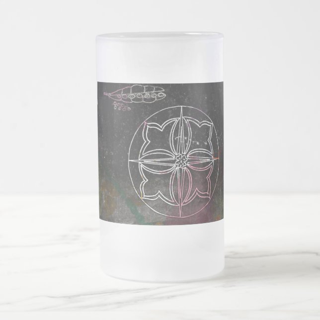 Galaktisches Glimmer: Räder des Zeituniversums Mattglas Bierglas (Mittel)