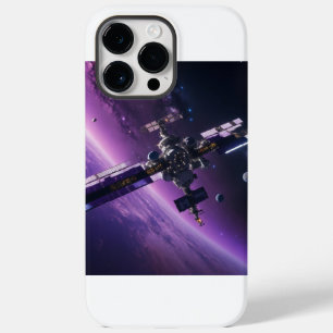 Galaktisches Herzstück: Dynamische Fusion der Kraf Case-Mate iPhone 14 Pro Max Hülle