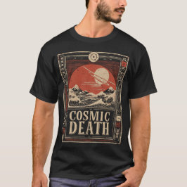 Galaktisches Memento Mori Design der kosmischen Mo T-Shirt