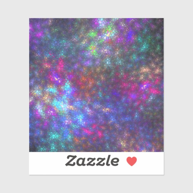 Galaktisches Mosaik Aufkleber (Blatt)