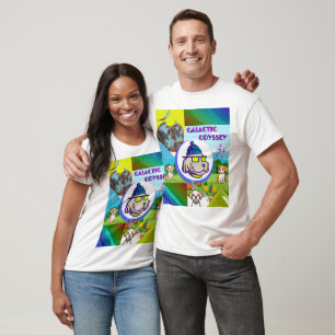 Galaktisches Odyssey-Design T-Shirt