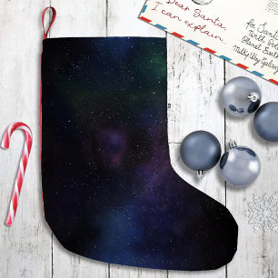 Galaktisches Schleiernebel-Sternenfeld Kosmos Kleiner Weihnachtsstrumpf