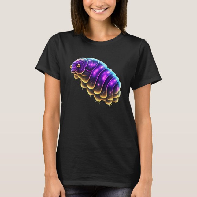 Galaktisches tardigrade Universum Kosmos Tierwasse T-Shirt (Vorderseite)