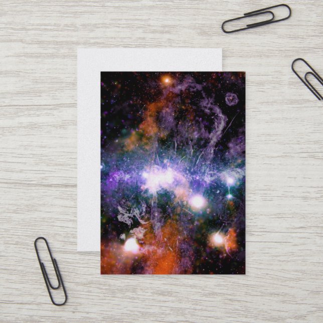 Galaktisches Zentrum der Milchstraße Galaxy X-Ray  Visitenkarte (Vorderseite/Rückseite Beispiel)