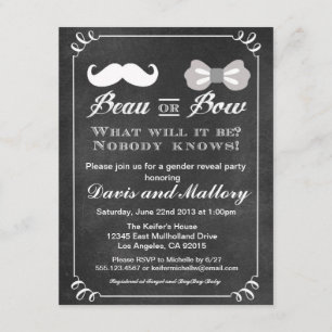 Galan-oder Bogen-Geschlecht decken Einladung