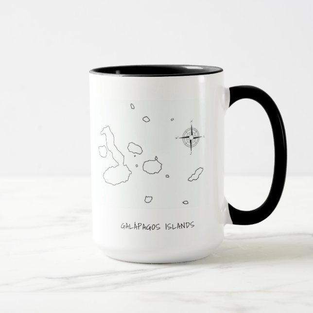 Galápagos Bird Affirmations Two-Tone Coffee Tasse (Rechts)