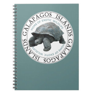 Galapagos Îles Tortoise Carnet Journal