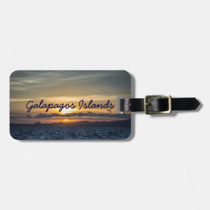 Galapagos-Insel-Sonnenuntergang-Gepäckanhänger Gepäckanhänger