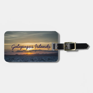 Galapagos-Insel-Sonnenuntergang-Gepäckanhänger Gepäckanhänger
