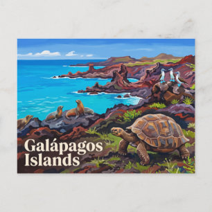 Galápagos-Inseln Ecuador Postkarte