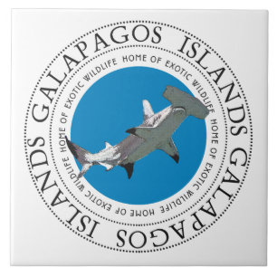 Galapagos Inseln Hammerhead Shark Fliese