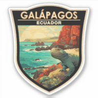 Galapagos Inseln Reisen Art Vintag