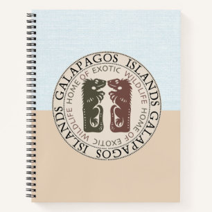 Galapagos Inseln Reisezeitschrift Notizbuch