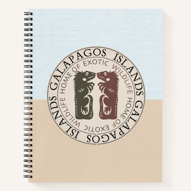 Galapagos Inseln Reisezeitschrift Notizbuch (Vorderseite)