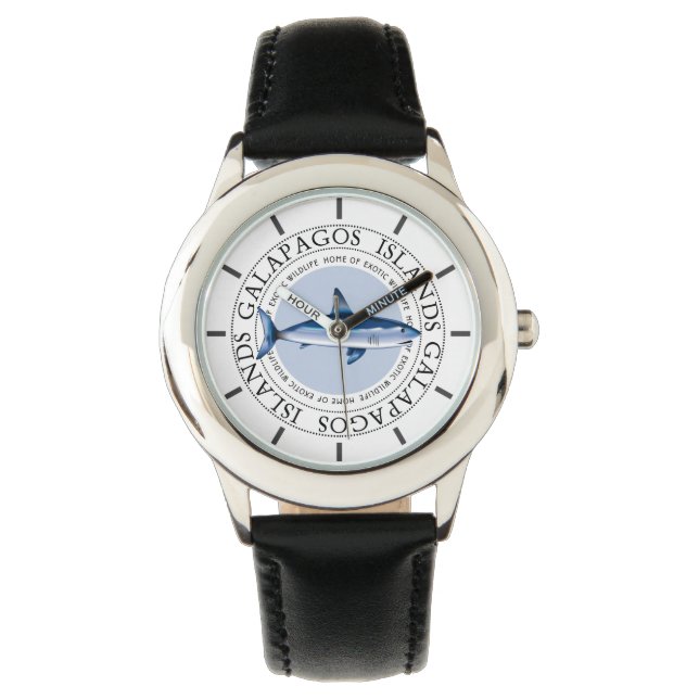 Galapagos Inseln Shark Souvenir Armbanduhr (Vorderseite)