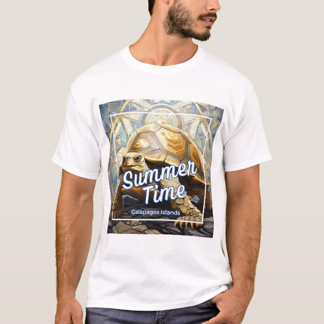 Galapagos Inseln Sommerzeit T-Shirt (Vorderseite)