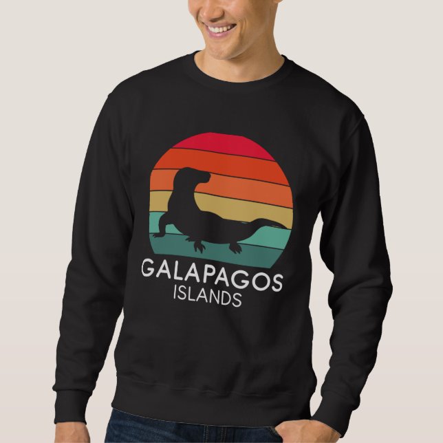 Galapagos Islands National Park Lizard Ecuador Oce Sweatshirt (Vorderseite)