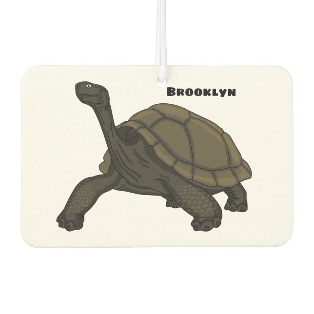 Galapagos-Landschildkröte Autolufterfrischer (Vorderseite)