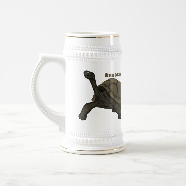 Galapagos-Landschildkröte Bierglas (Links)