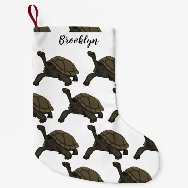 Galapagos-Landschildkröte Kleiner Weihnachtsstrumpf (Vorderseite)
