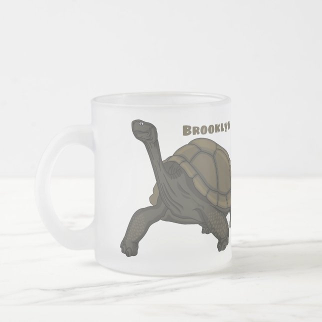 Galapagos-Landschildkröte Mattglastasse (Links)