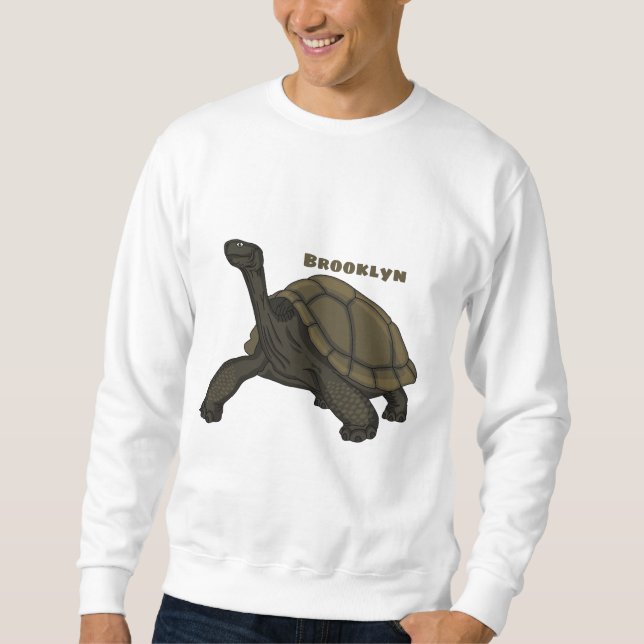 Galapagos-Landschildkröte Sweatshirt (Vorderseite)