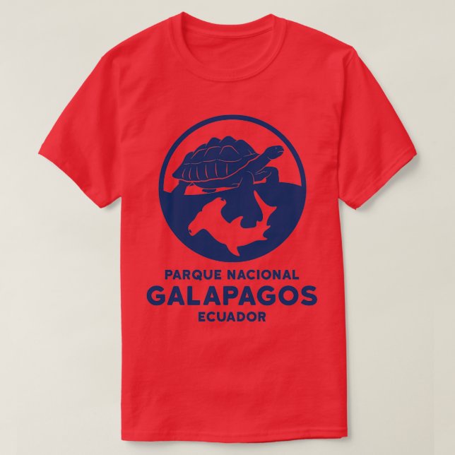 Galapagos-Nationalpark Ecuador T-Shirt (Design vorne)