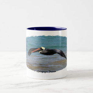Galapagos-Pelikan Zweifarbige Tasse