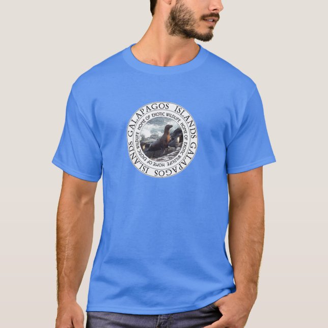 GALAPAGOS-SIEGEL RUND T-Shirt (Vorderseite)