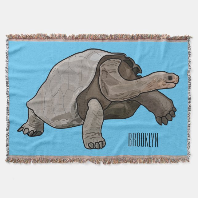 Galapagos-Tortoise-Cartoon Decke (Vorderseite)