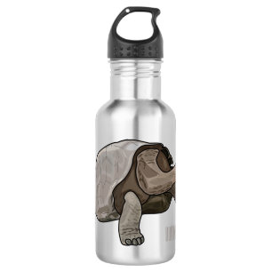 Galapagos-Tortoise-Cartoon Edelstahlflasche