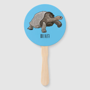 Galapagos-Tortoise-Cartoon Fächer