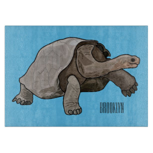 Galapagos-Tortoise-Cartoon Schneidebrett