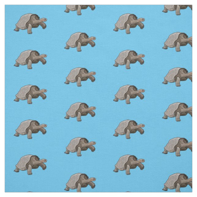 Galapagos-Tortoise-Cartoon Stoff (Muster)