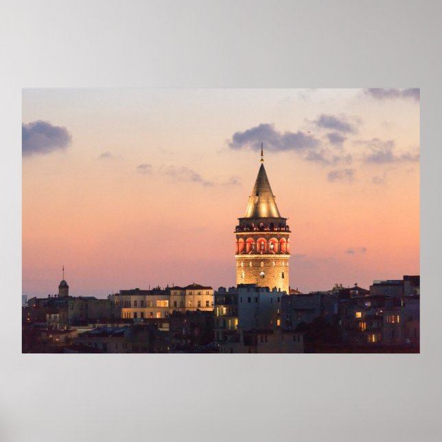 Galata Tower, Istanbul Poster (Vorne)