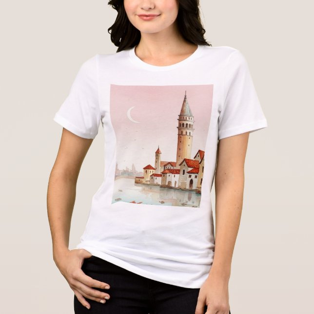  Galata Tower Tri-Blend Shirt (Vorderseite)