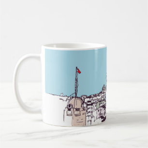 Galata Tower und Galata Bezirk Beyoglu Istanb Kaffeetasse