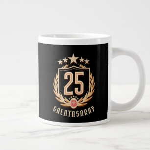 Galatasaray 2025 Championship Poster Jumbo-Tasse