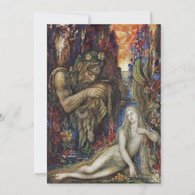 Galatea, Symbolische Kunst von Gustave Moreau (Vorderseite)