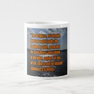 Galaten 3:8 WEBU-Tasse Jumbo-Tasse