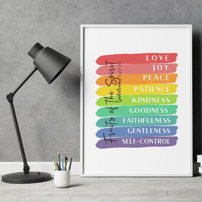 Galaten 5:22-23 Frucht des Geistes Poster (Von Creator hochgeladen)