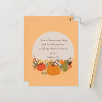 Galaten 6:9 Ernte Herbst Dankbarer Pumpkin