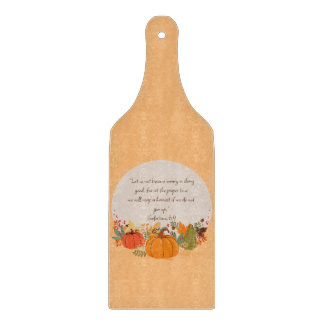 Galaten 6:9 Ernte Herbst Dankbarer Pumpkin Schneidebrett