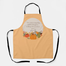 Galaten 6:9 Ernte Herbst Dankbarer Pumpkin Schürze