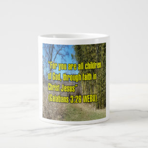 Galater 3:26 WEBU Mug Jumbo-Tasse