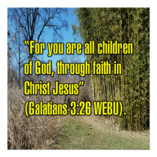 Galater 3:26 WEBU Poster