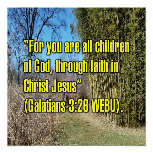 Galater 3:26 WEBU Poster (Vorderseite)