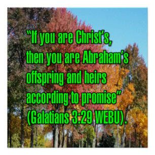 Galater 3:29 WEBU Poster