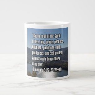 Galater 5:22-23 WEBU Mug Jumbo-Tasse
