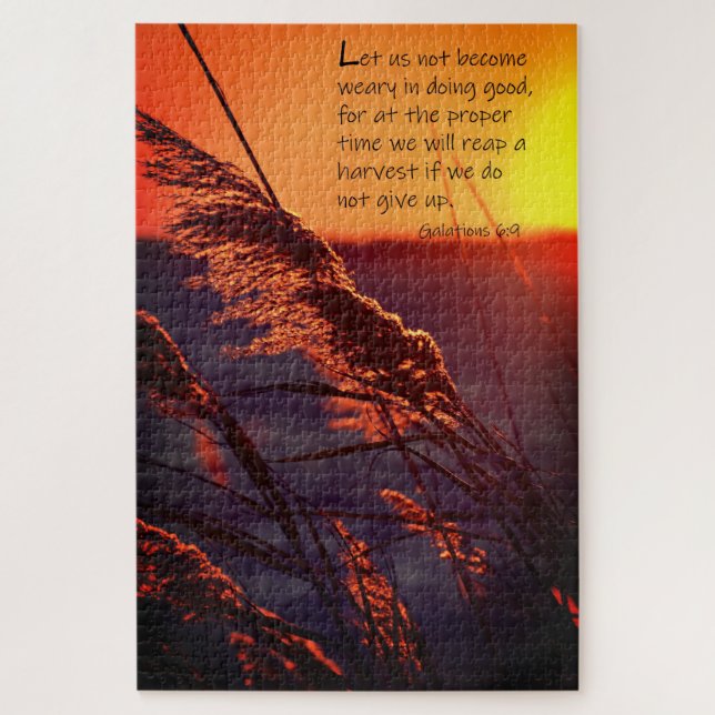 Galates 6:9 Grand Puzzle (Vertical)